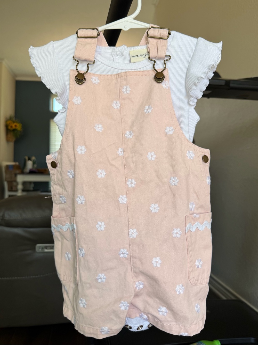 Sincerely Jules Baby Girl 24 Months Overalls